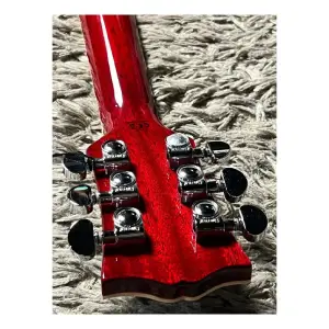 Soloking SG61 Transparent Red Cherry Elektro Gitar - 7
