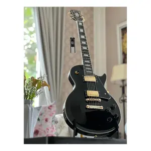 Soloking SLC60 Black Beauty Gold Hardware Elektro Gitar - 1