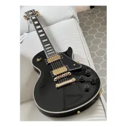 Soloking SLC60 Black Beauty Gold Hardware Elektro Gitar - 2