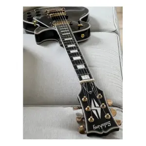 Soloking SLC60 Black Beauty Gold Hardware Elektro Gitar - 4
