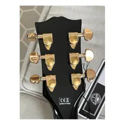 Soloking SLC60 Black Beauty Gold Hardware Elektro Gitar - 6