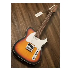 Soloking T-1B Vintage MKII Roasted Maple Neck and FB 3-Tone Sunburst Elektro Gitar - 2