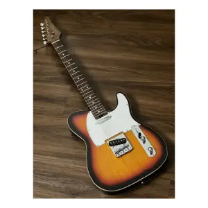 Soloking T-1B Vintage MKII Roasted Maple Neck Rosewood FB 3-Tone Sunburst Elektro Gitar - 1
