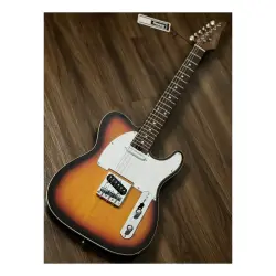 Soloking T-1B Vintage MKII Roasted Maple Neck Rosewood FB 3-Tone Sunburst Elektro Gitar - 2