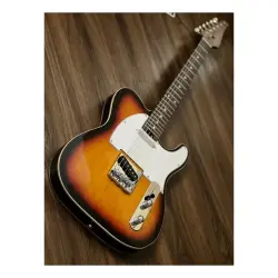 Soloking T-1B Vintage MKII Roasted Maple Neck Rosewood FB 3-Tone Sunburst Elektro Gitar - 3