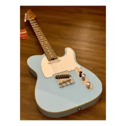 Soloking T-1B Vintage MKII Roasted Maple Neck Rosewood FB Sonic Blue Elektro Gitar - Soloking Guitars