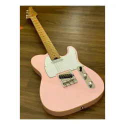 Soloking T-1B Vintage MKII Roasted Maple Shell Pink Elektro Gitar - Soloking Guitars