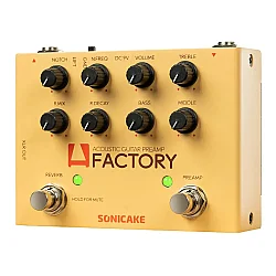 Sonicake A Factory Akustik Enstrüman Preamfisi ve Dijital Reverb Pedalı - SONICAKE