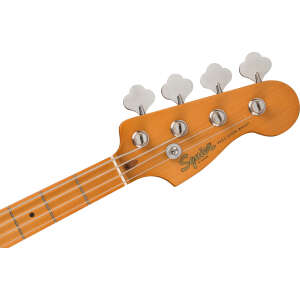 Squier 40th Anniversary Precision Bass Vintage Edition Akçaağaç Klavye Vintage Blonde Bas Gitar - 5