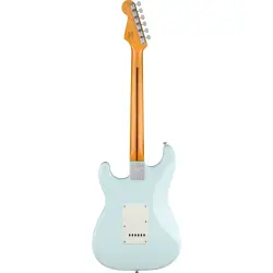 Squier 40th Anniversary Stratocaster Vintage Edition Akçaağaç Klavye Gold Anodized PG Satin Sonic Blue Elektro Gitar - 2
