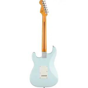 Squier 40th Anniversary Stratocaster Vintage Edition Akçaağaç Klavye Gold Anodized PG Satin Sonic Blue Elektro Gitar - 2