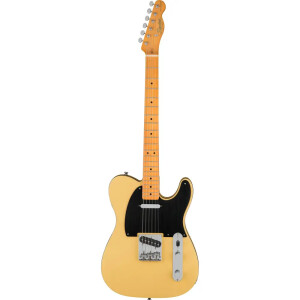 Squier 40th Anniversary Telecaster Vintage Edition Akçaağaç Klavye Black Anodized PG Satin Vintage Blonde Elektro Gitar - Squier
