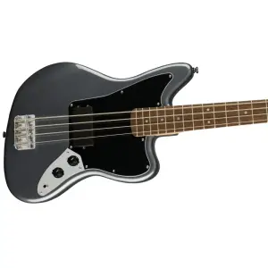 Squier Affinity Jaguar Bass H Laurel Klavye Charcoal Frost Metallic Bas Gitar - 4