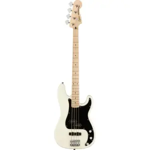 Squier Affinity Precision Bass PJ Akçaağaç Klavye Olympic White Bas Gitar - 1