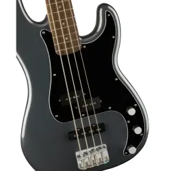 Squier Affinity Precision Bass PJ Laurel Klavye Charcoal Frost Metallic Bas Gitar - 3