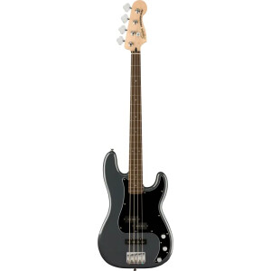 Squier Affinity Precision Bass PJ Laurel Klavye Charcoal Frost Metallic Bas Gitar - Squier