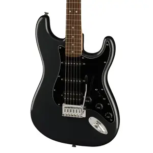 Squier Affinity Strat HSS Frontman 15G Amp Charcoal Frost Metallic Elektro Gitar Seti - 4