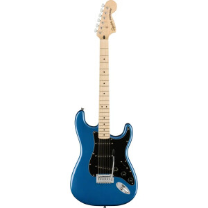 Squier Affinity Stratocaster Akçaağaç Klavye Black PG Lake Placid Blue Elektro Gitar - Squier
