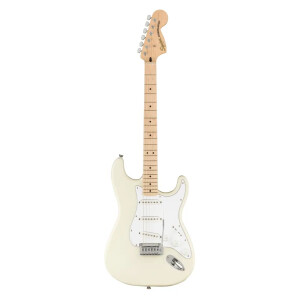 Squier Affinity Stratocaster Akçaağaç Klavye Olympic White Elektro Gitar - Squier