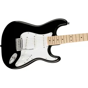 Squier Affinity Stratocaster Akçaağaç Klavye Siyah Elektro Gitar - 4
