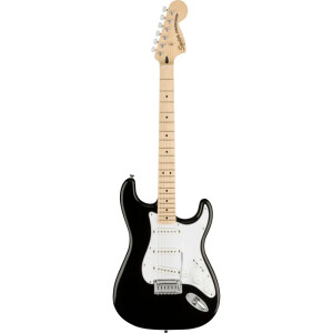Squier Affinity Stratocaster Akçaağaç Klavye Siyah Elektro Gitar - Squier