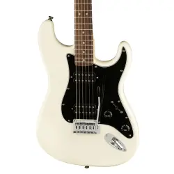 Squier Affinity Stratocaster HH Laurel Klavye Black PG Olympic White Elektro Gitar - 3
