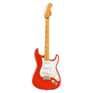 Squier Classic Vibe '50s Stratocaster Akçaağaç Klavye Fiesta Red Elektro Gitar - Squier