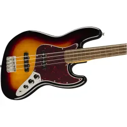 Squier Classic Vibe 60s Jazz Bass Fretless Laurel Klavye 3-Color Sunburst Bas Gitar - 4