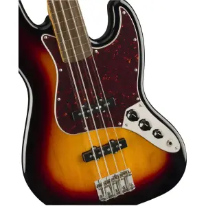 Squier Classic Vibe 60s Jazz Bass Fretless Laurel Klavye 3-Color Sunburst Bas Gitar - 3