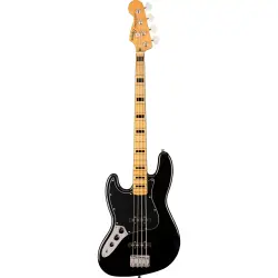 Squier Classic Vibe 70s Jazz Bass Solak Akcaagac Klavye Black Solak Bas Gitar - 1