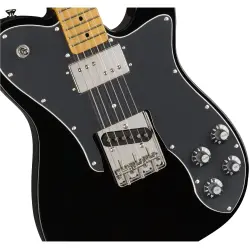 Squier Classic Vibe 70s Telecaster Custom Akcaagac Klavye Black Elektro Gitar - 3