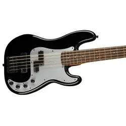 Squier Contemporary Active Precision Bass PH V Roasted Akçaağaç Sap Laurel Klavye Silver Anodized PG Black 5 Telli Bas Gitar - 4