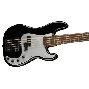 Squier Contemporary Active Precision Bass PH V Roasted Akçaağaç Sap Laurel Klavye Silver Anodized PG Black 5 Telli Bas Gitar - 4