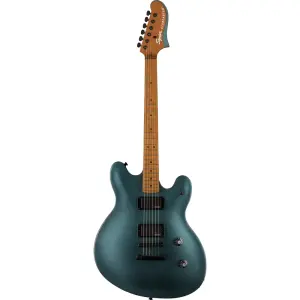 Squier Contemporary Active Starcaster Akçaağaç Klavye Gunmetal Metallic Elektro Gitar - 1