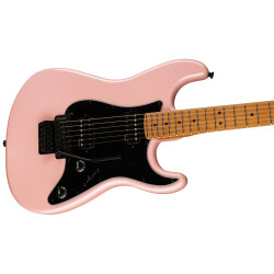 Squier Contemporary Stratocaster HH FR Akçaağaç Klavye Pembe Elektro Gitar - 4