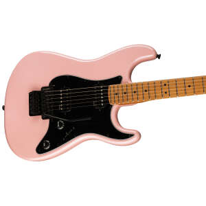 Squier Contemporary Stratocaster HH FR Akçaağaç Klavye Pembe Elektro Gitar - 4
