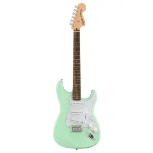 Squier FSR Affinity Stratocaster Laurel Klavye Pearl PG Surf Green Elektro Gitar - 1