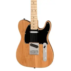 Squier FSR Affinity Telecaster Akçaağaç Klavye Black PG Natural Elektro Gitar - 3