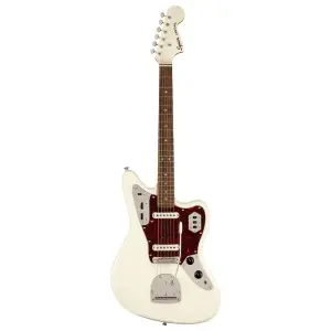 Squier FSR Classic Vibe 60s Jaguar Tort PG Laurel Klavye Olympic White Matching Headstock Elektro Gitar - 1