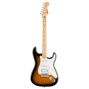 Squier FSR Sonic Stratocaster HSS Akçaağaç Klavye WPG 2 Ton Sunburst Elektro Gitar - Squier