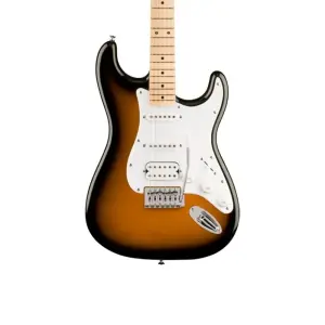 Squier FSR Sonic Stratocaster HSS Akçaağaç Klavye WPG 2 Ton Sunburst Elektro Gitar - 3