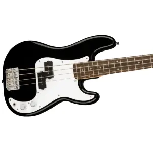 Squier Mini Precision Bass Laurel Klavye Black Bas Gitar - 4