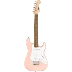 Squier Mini Strat Laurel Klavye Shell Pink Elektro Gitar - 1