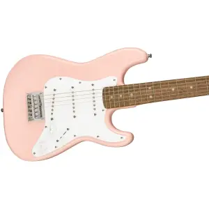 Squier Mini Strat Laurel Klavye Shell Pink Elektro Gitar - 4