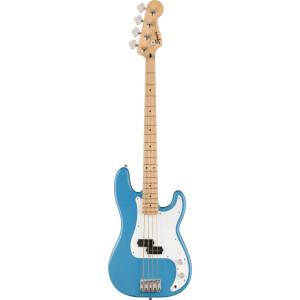 Squier Sonic Precision Bass Akçaağaç Klavye WPG California Blue Bas Gitar - Squier