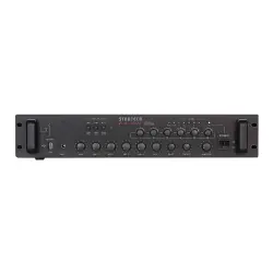 Startech ASC-250ZV 250W 6 Bölgeli 100V / 70V Trafolu Mikser Amfi (USB/SD) - 1