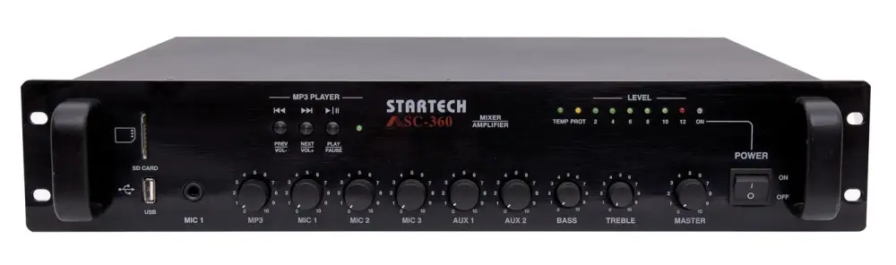 Startech ASC 360 4-16 Ohm 360 Watt Trafolu Amfi - 1