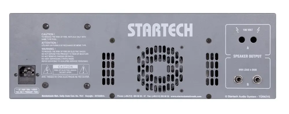 Startech COOPER C6/300 T 6 Kanal 300 Watt Trafolu Mono Mikser Amfi - 2