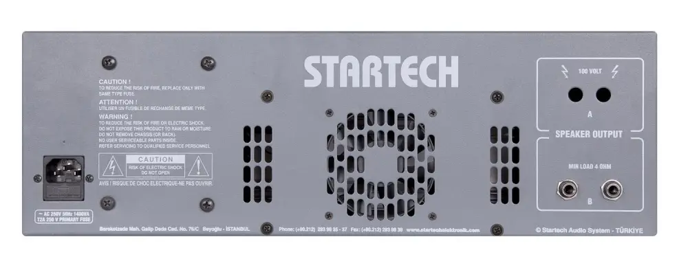 Startech COOPER C6/300 T USB 6 Kanal 300 Watt Trafolu Mono Mikser Amfi - 2