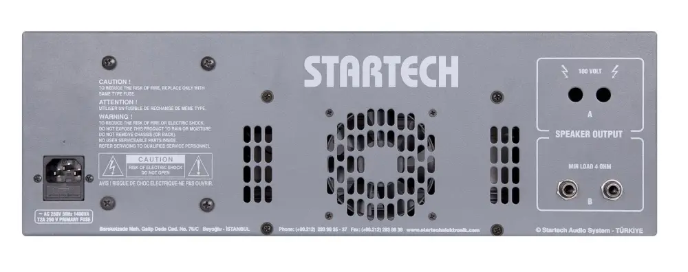 Startech COOPER C6/300 USB 6 Kanal 300 Watt Echo Mono Power Mikser Amfi - 2